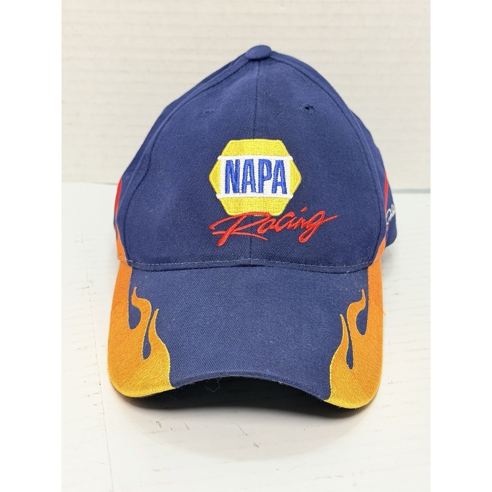 NAPA Racing Michael Waltrip #15 Flames‎ Strapback Hat Chase Authentics